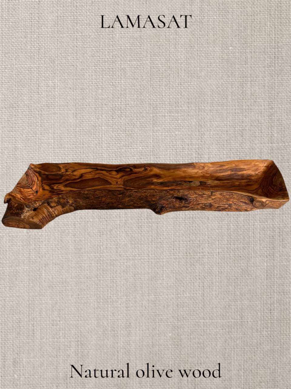 Olive Wood Centerpiece Tray