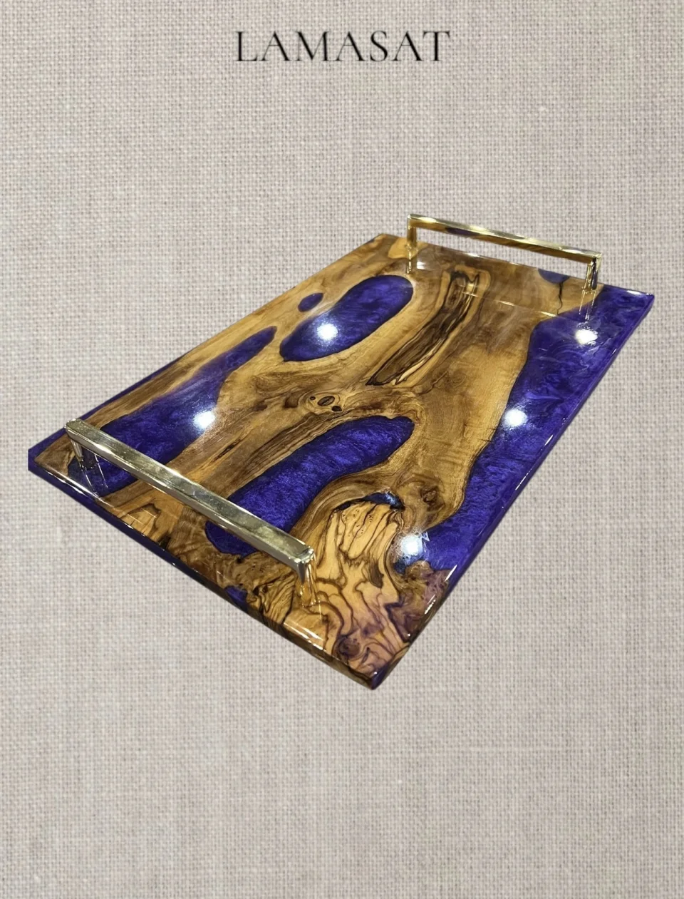 Olive Wood  Epoxy Tray