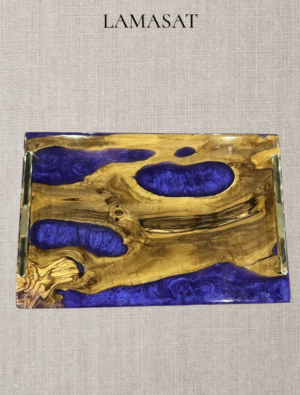 Olive Wood  Epoxy Tray