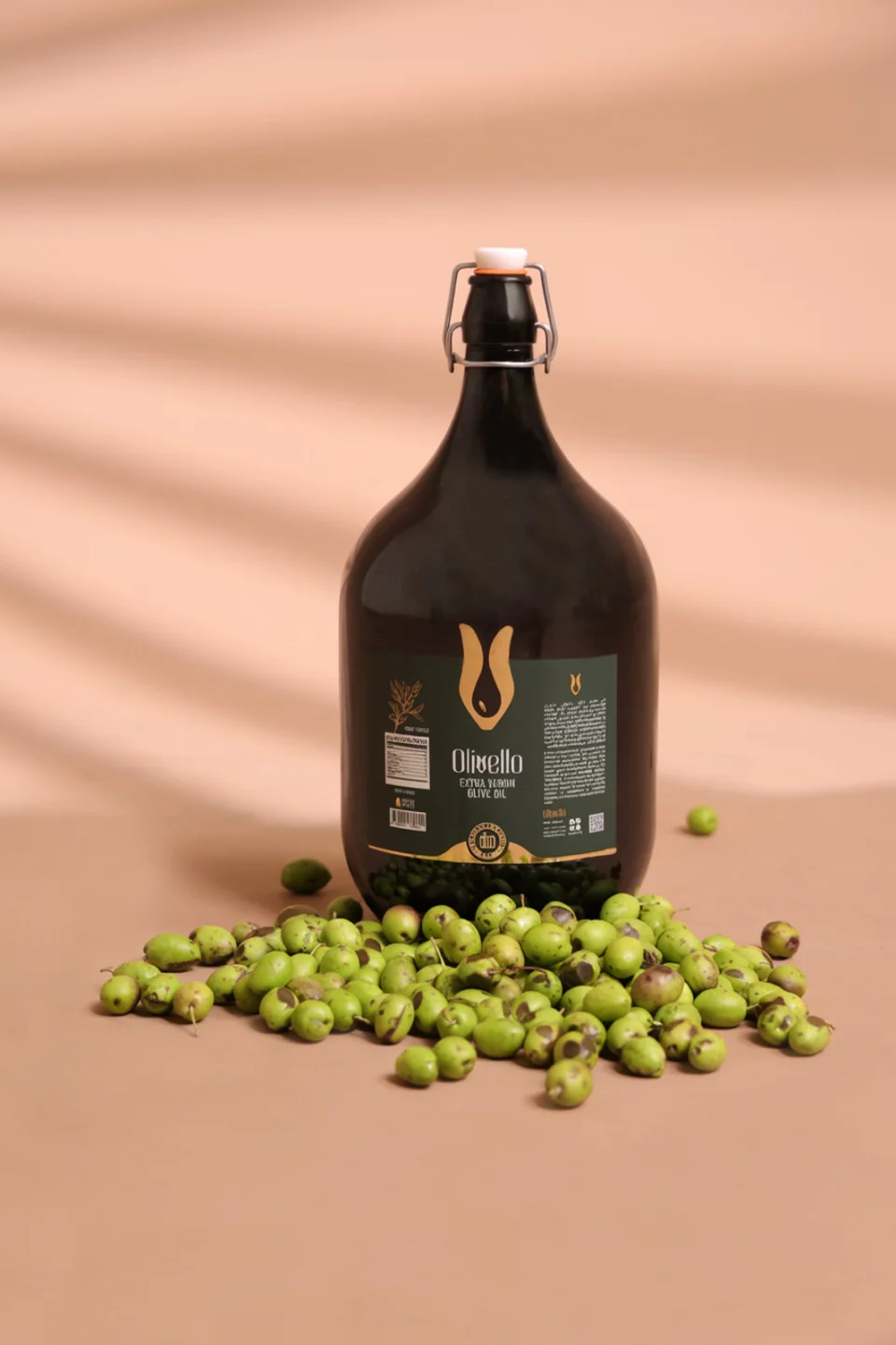 Olivello Extra Virgin Olive Oil – Premium Lebanese - Alfiyyeh 3 liters