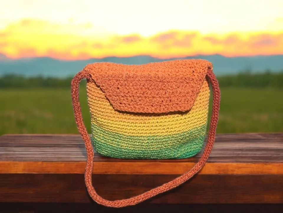 Handmade crochet bag
