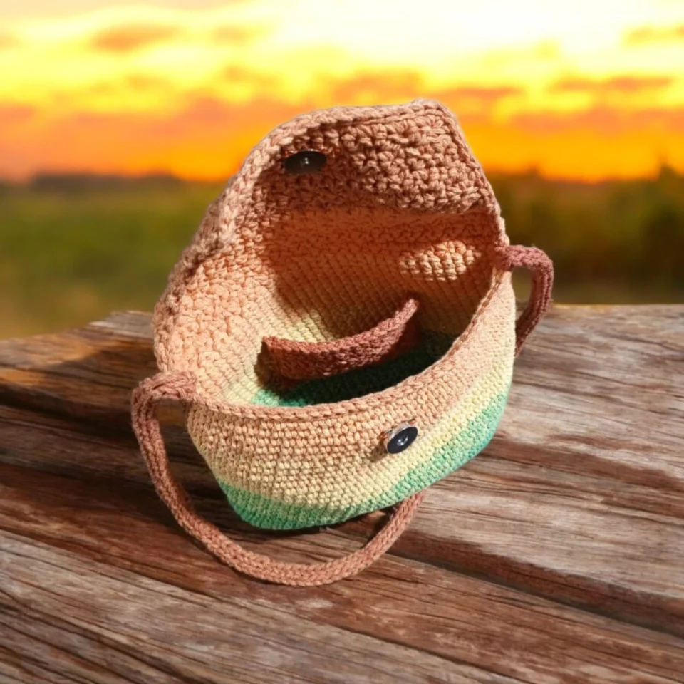 Handmade crochet bag