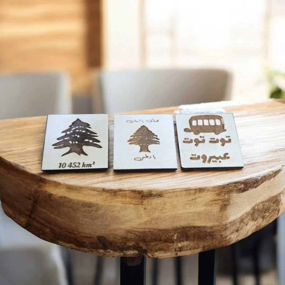 Wooden magnet
