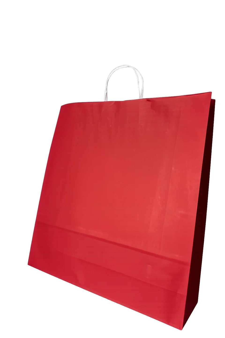 Plain Large Premium Paper Bags with Twisted Handles - Factory Wholesale