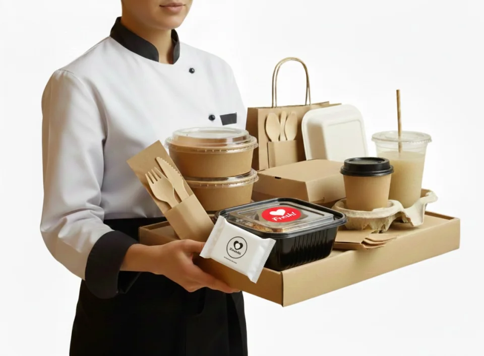 All-in-One Sustainable Packaging Solution for Restaurants and Delivery Services