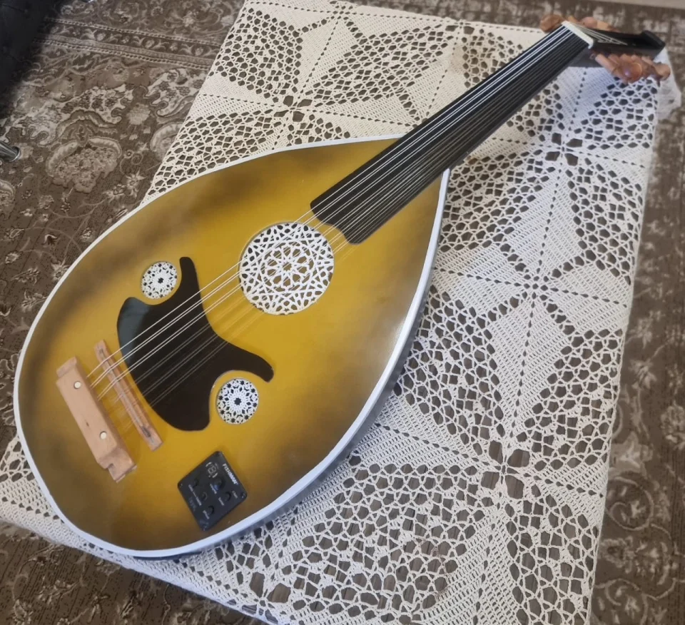 Electric oud with digital equalizer